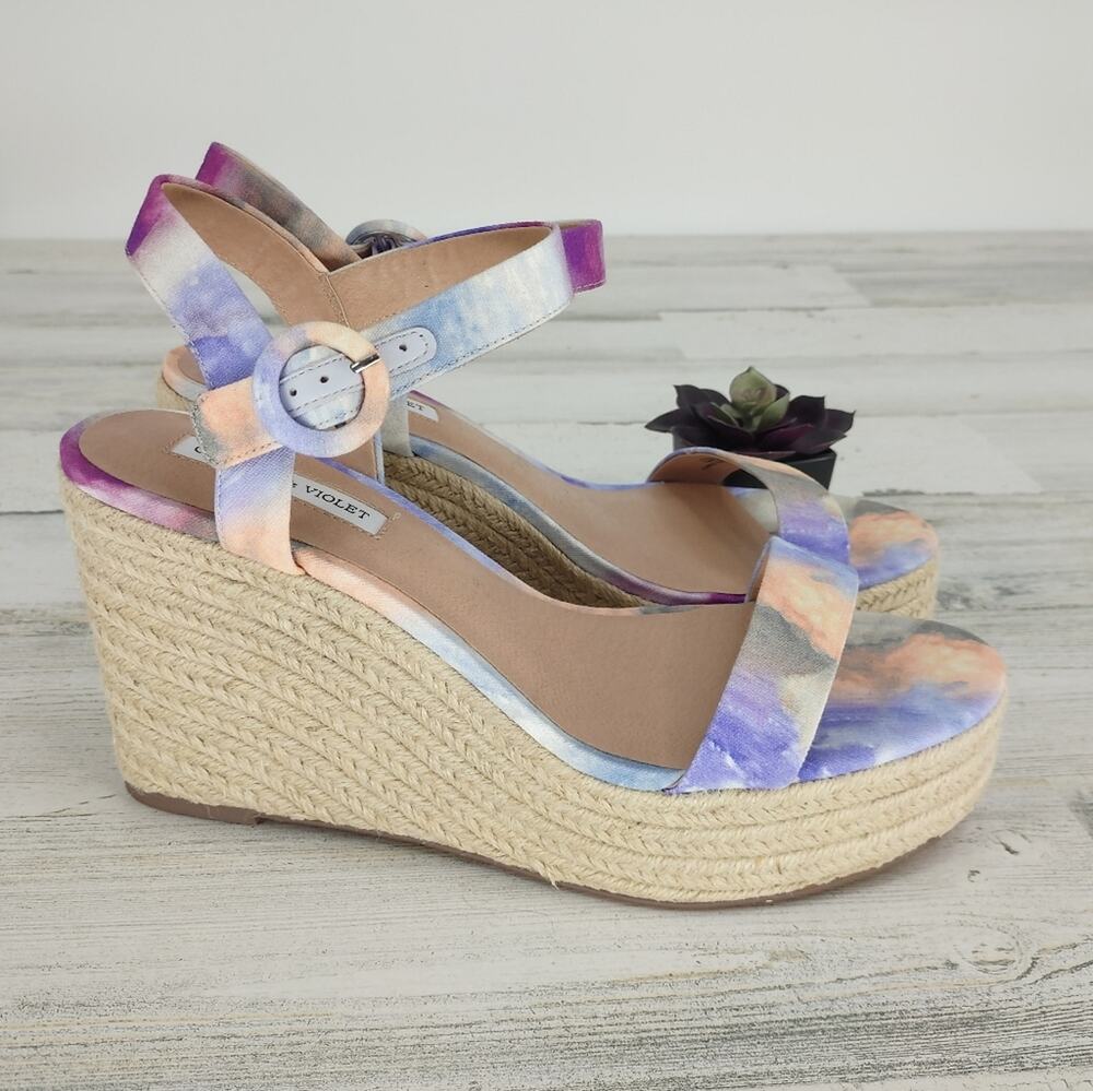 Chelsea & Violet NEW Sandals Espedrilles Wedges Size 10